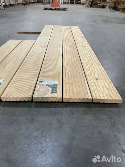 Террасная/Палубная доска из Сибирской Лиственницы
