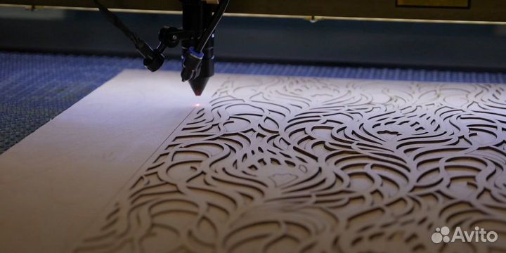 Раскрой, лазерная резка, гравировка по дереву