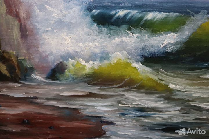 Картина маслом Морской пейзаж Море