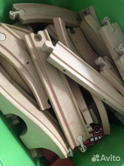 Детская деревянная железная дорога икеа