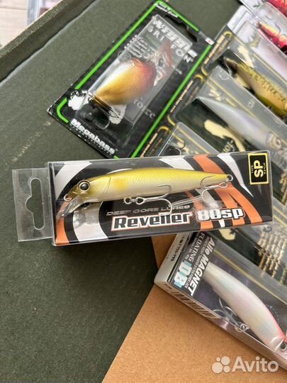 Megabass, Rapala,Duel, Golden Mean,strike pro от