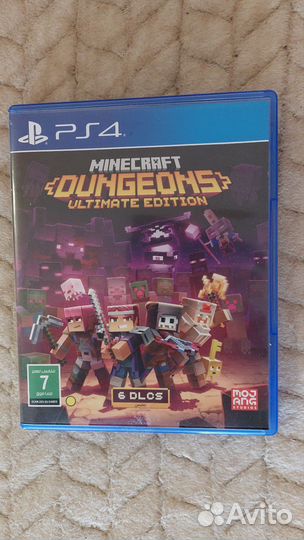 Игра Minecraft dungeons ps 4