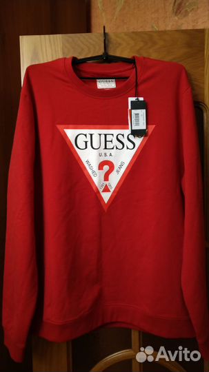Лонгслив-толстовка Guess мужской оригинал
