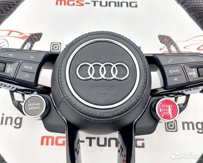 Руль Audi RS с подушкой Ауди A4 B9 RS4 А4