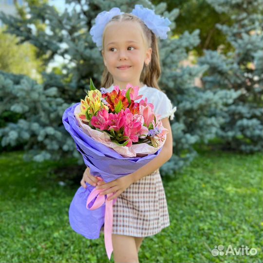 Букет из альстромерий