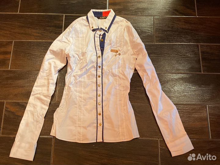 Белая стрейч блузка Di’she, размер 40