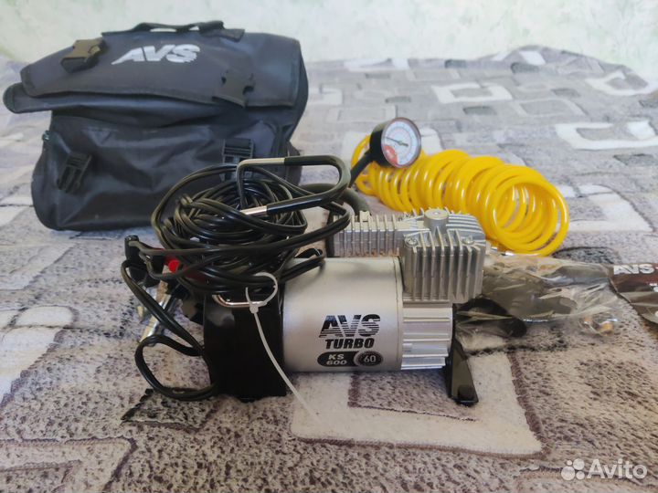 Автомобильный компрессор AVS turbo KS 600