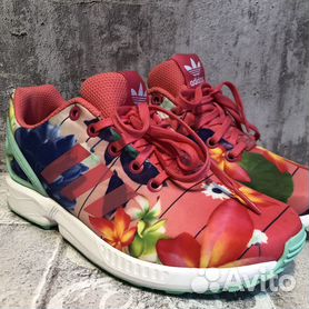 Adidas zx flux full hot sale red