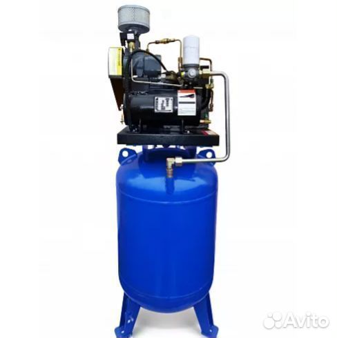 Компрессор 4 кВт винтовой на ресивере