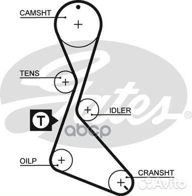 Ремень грм 125x190H Renault