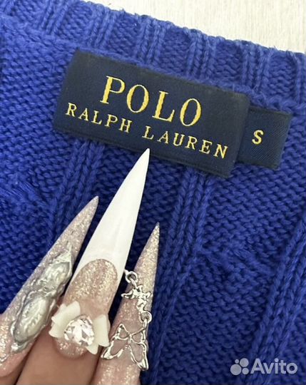 Ralph Lauren Оригинал джемпер синий женский