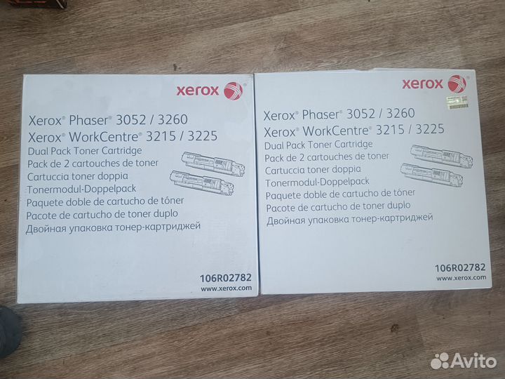 Картридж xerox 106r02782