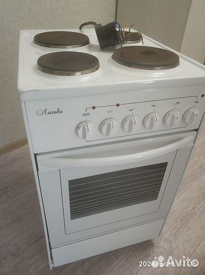 Электрическая плита 4х-комфорочная 