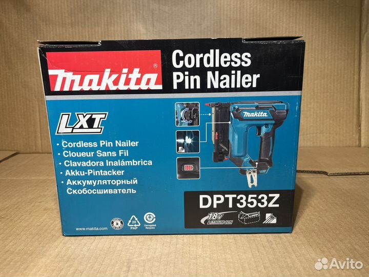 Гвоздезабивной пистолет Makita DPT353Z Новый