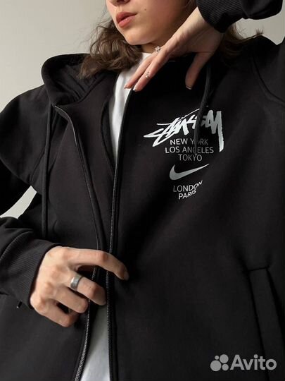 Зип худи stussy paris