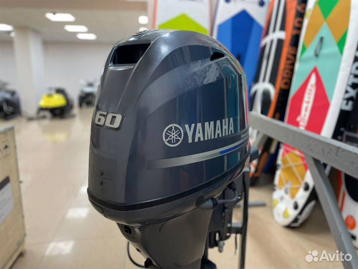 Лодочный мотор yamaha F60fetl б/у
