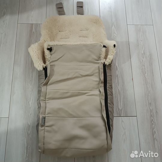 Овчинный конверт в коляску