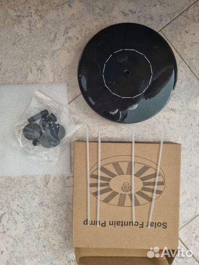 Фонтан на солнечной батарее высококачественный