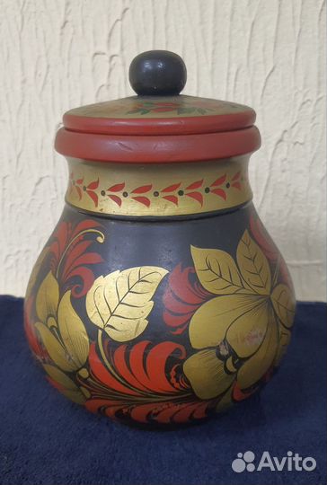 Горшок Хохлома 30е годы