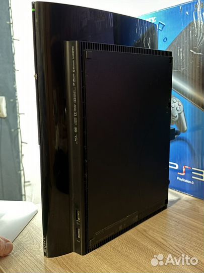 Sony PS3 super slim 500gb (прошита, 2 джойстика)