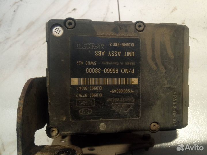 Блок ABS Hyundai-Kia Sonata EF 2001 9566038000