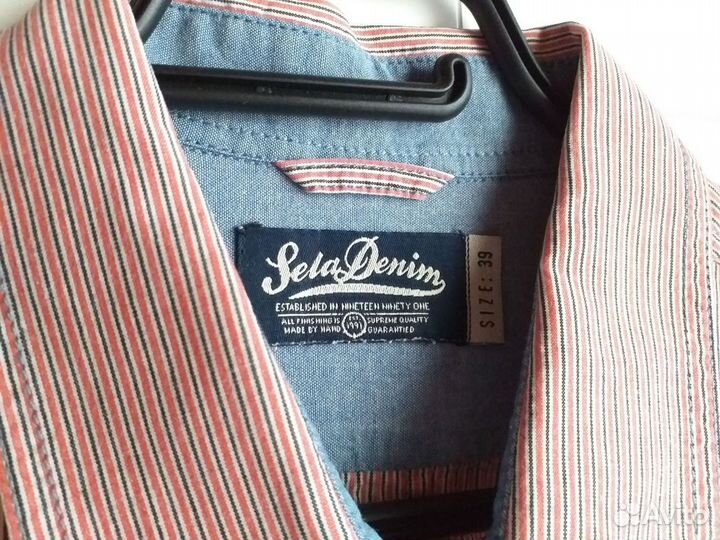 Рубашка мужская sela denim