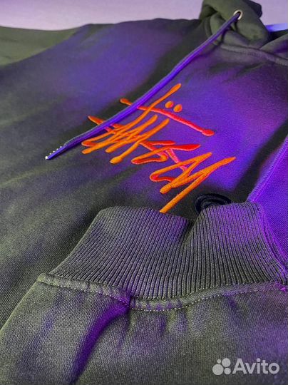 Худи Stussy с вышивкой в наличии