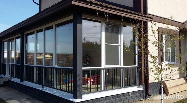 Остекление терассы по договору