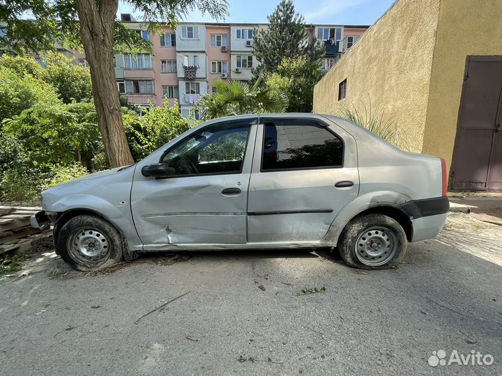 Renault Logan 1.4 МТ, 2007, битый, 320 000 км