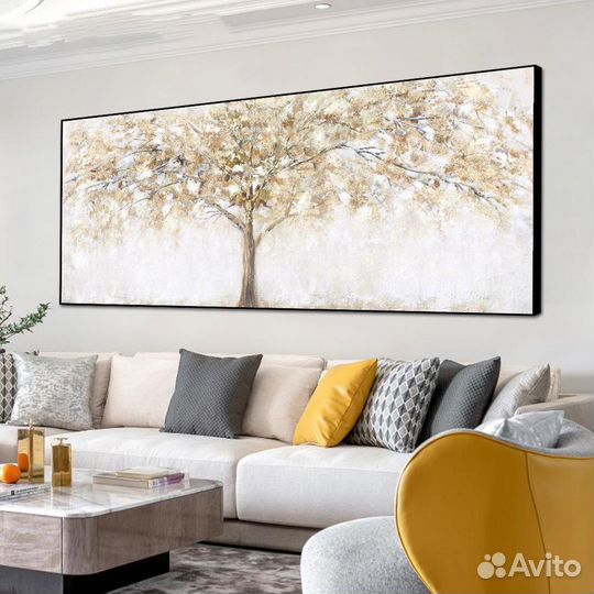Оригинальная картина на холсте. Большая картина