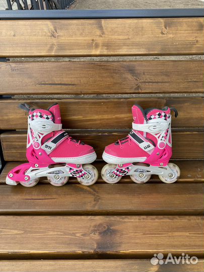 Роликовые коньки детские раздвижные