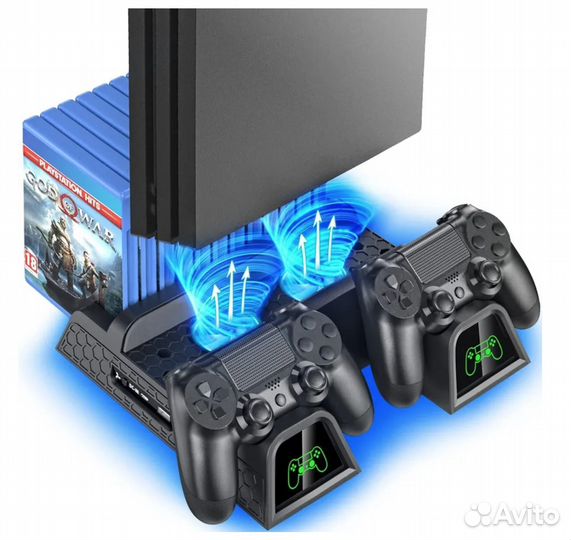 Многофункциональный стенд Dobe для PS4 Slim/Pro