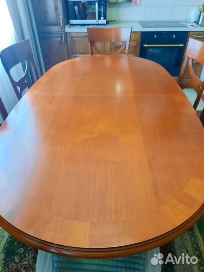 Стол со стульями бу