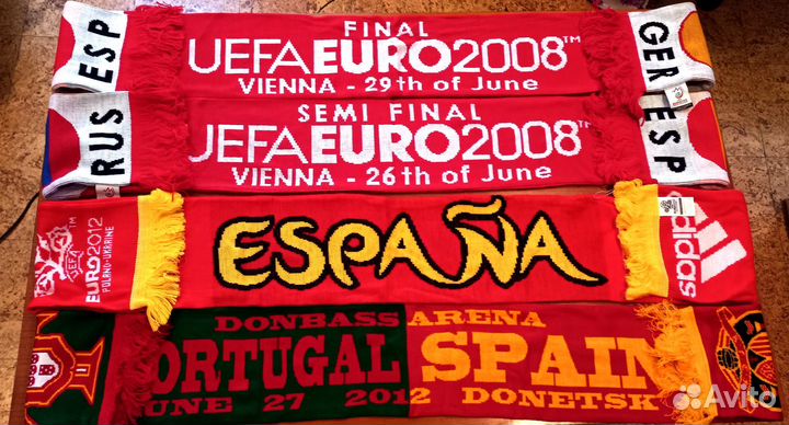 Шарфы футбольных клубов и событий