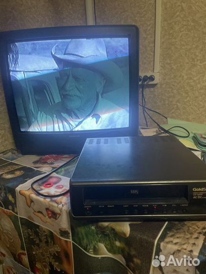Видеомагнитофон GoldStar VCP-4350W Рабочий