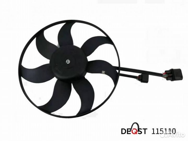 Электровентилятор deqst 115110 для а/м skoda octavia (1z3) 06.04