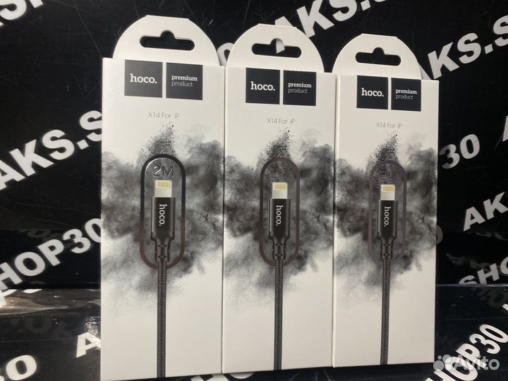 Кабель hoco X14 iPhone 2М