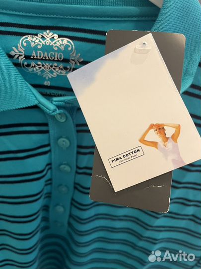 Поло с длинным рукавом женское