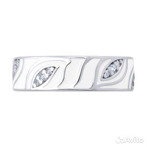 Кольцо sokolov из серебра, 94014426, р.18