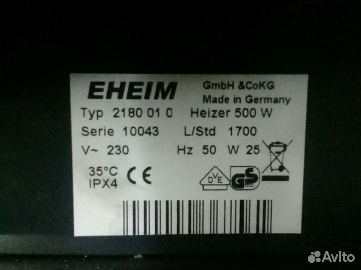 Термофильтр eheim 2180