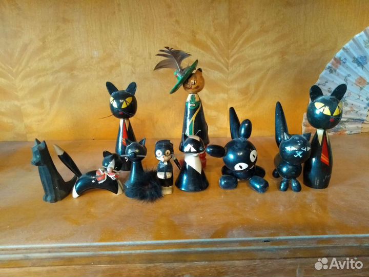 Фигурки котов СССР