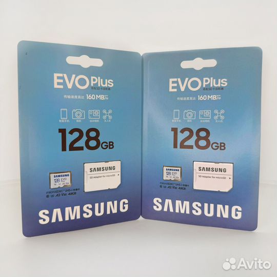 Samsung MicroSD 128GB Samsung EVO plus U3, V30, A2