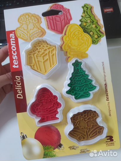 Формочки с печатью для печенья tescoma