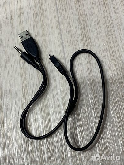 Кабель USB-AUX штекер 3.5 мм, USB Am и micro USB