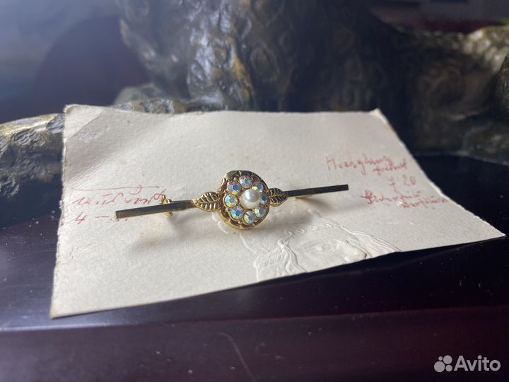 Брошь josef feix & sohne, антик Германия