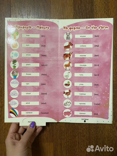 Книга-тренажер Английские слова