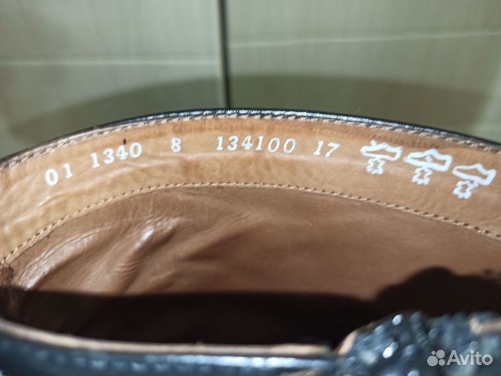 Сапоги кожаные натуральные