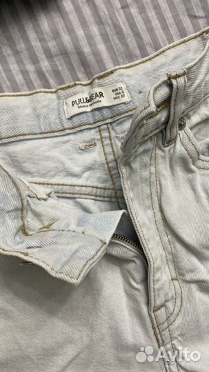 Женские джинсовые шорты pull&bear