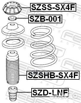 Опора амортизатора szss-SX4F szsssx4F Febest