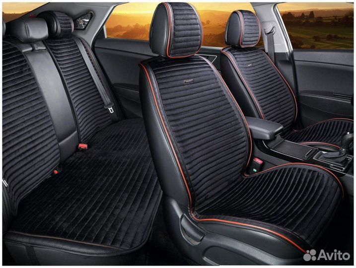 Накидки на сидения автомобиля комплект на два ряда